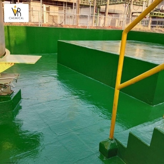 FRP Lining โรงงาน - เคลือบไฟเบอร์กลาส Epoxy PU - วีอาร์ เคมีคอล 2018
