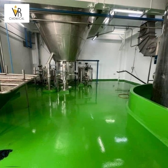 เคลือบพื้น Epoxy - เคลือบไฟเบอร์กลาส Epoxy PU - วีอาร์ เคมีคอล 2018